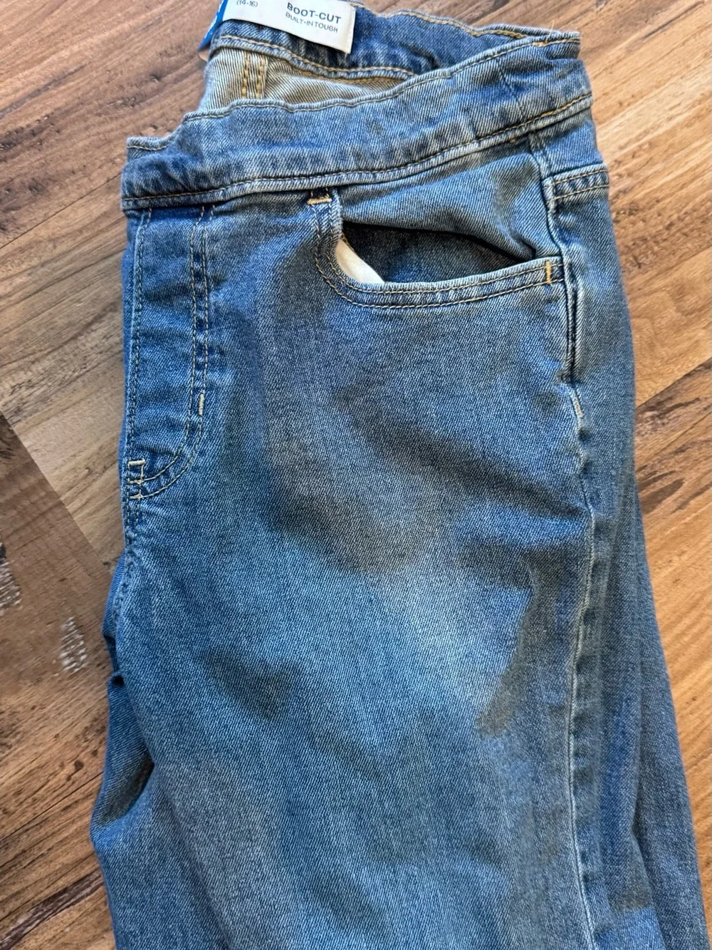 Old Navy Blue Denim Boot-Cut Jeans